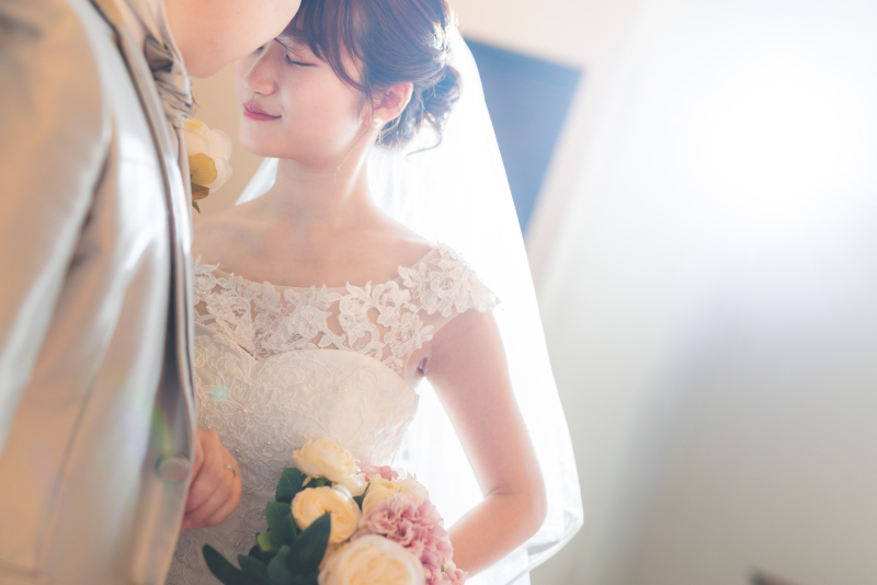 ご新婦様の幸せそうなお姿をお写真に・・・！