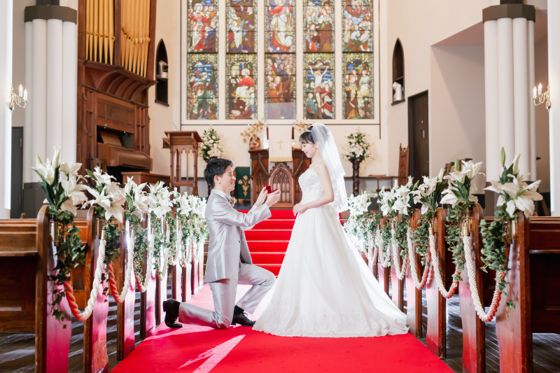 プロポーズシーン