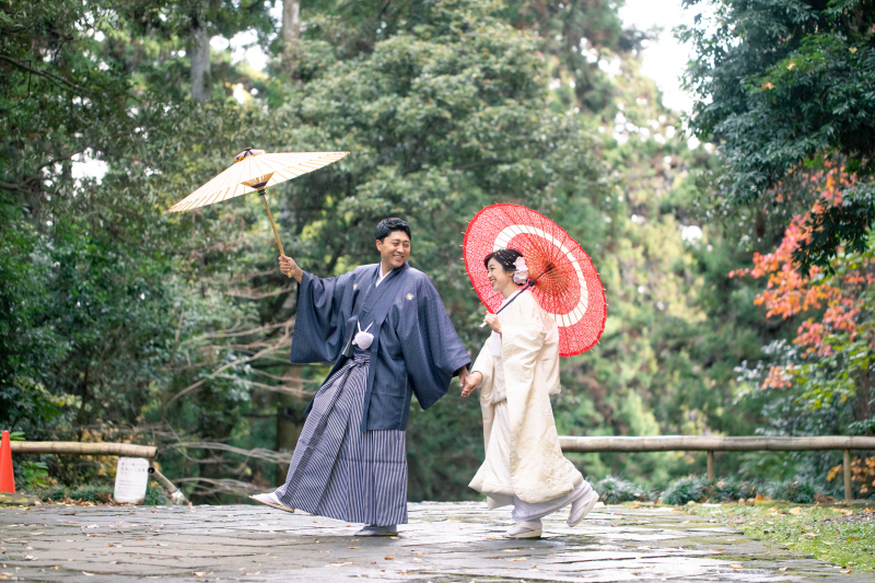 番傘を使って・・・