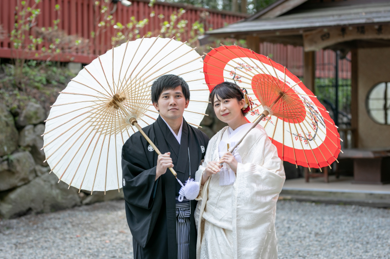 番傘を使って♪