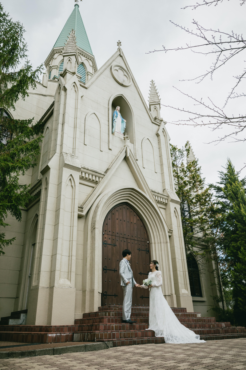 チャペル前にて