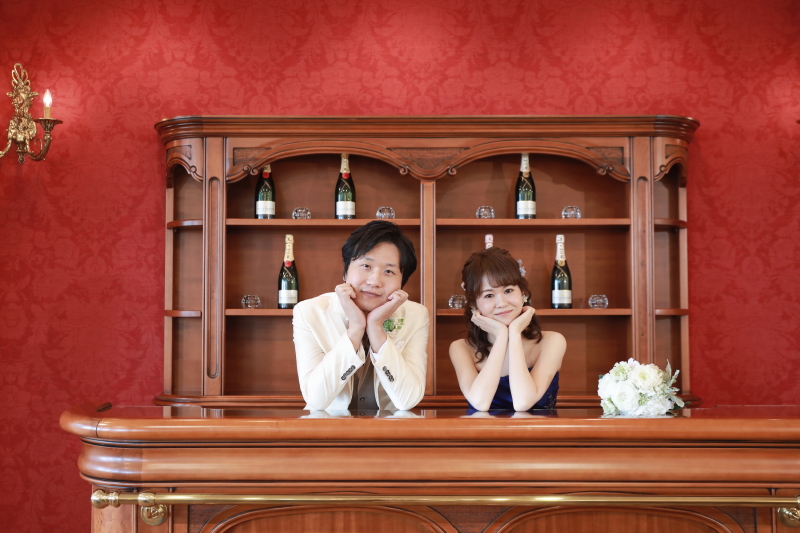 お色直しをして撮影再開！