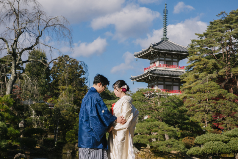 おでこをあわせて、可愛らしく