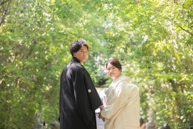 振り返って、にっこりと♡