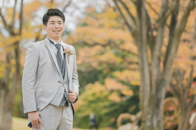 ご新郎様ソロショット