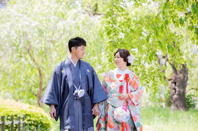 自然に囲まれて