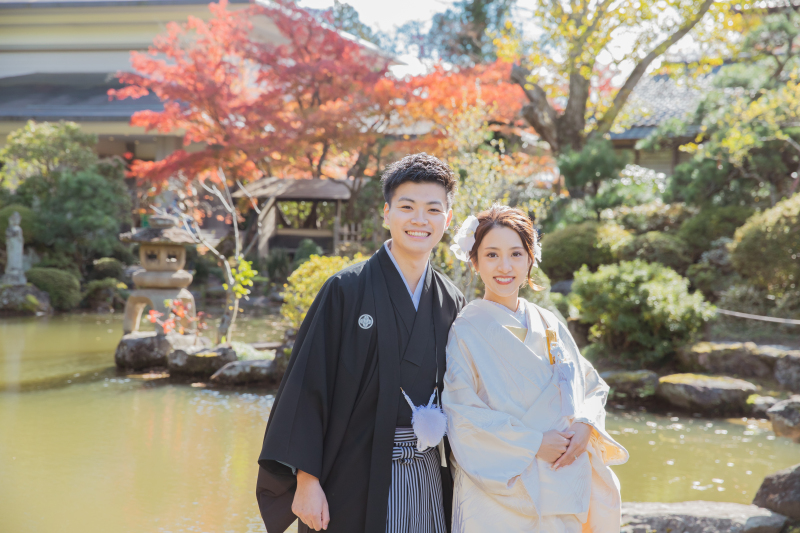 笑顔ツーショット