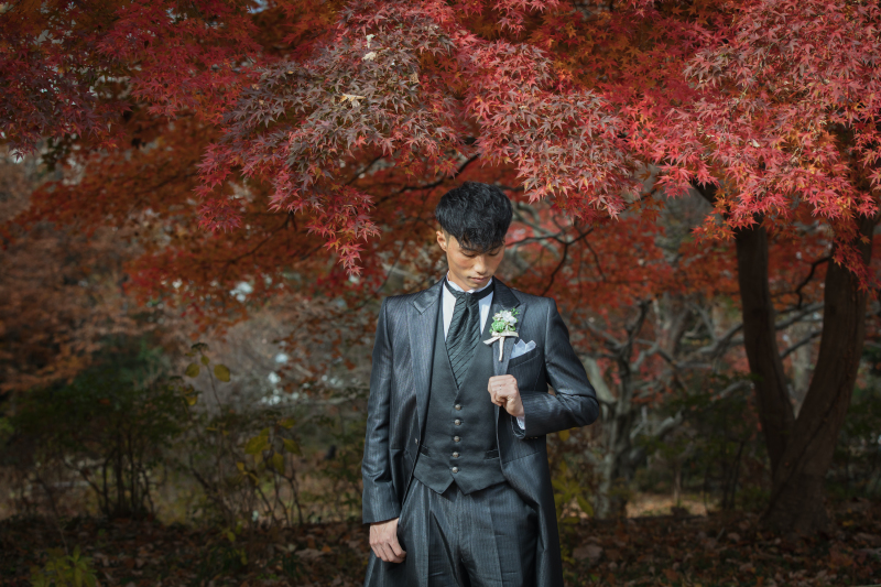 ご新郎様ソロショット