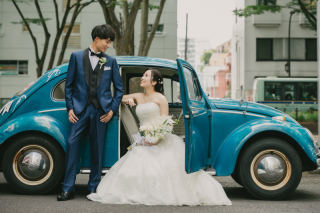 洋装ロケーション撮影