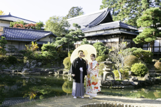 【和庭園ロケーショフォト】四季を感じながら♪和の雰囲気溢れる庭園で撮影♪