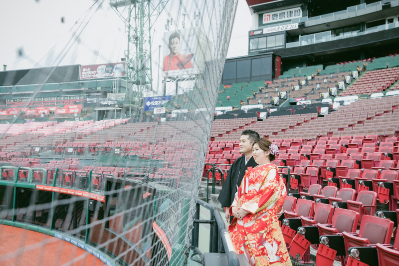 スタジアムに入場！