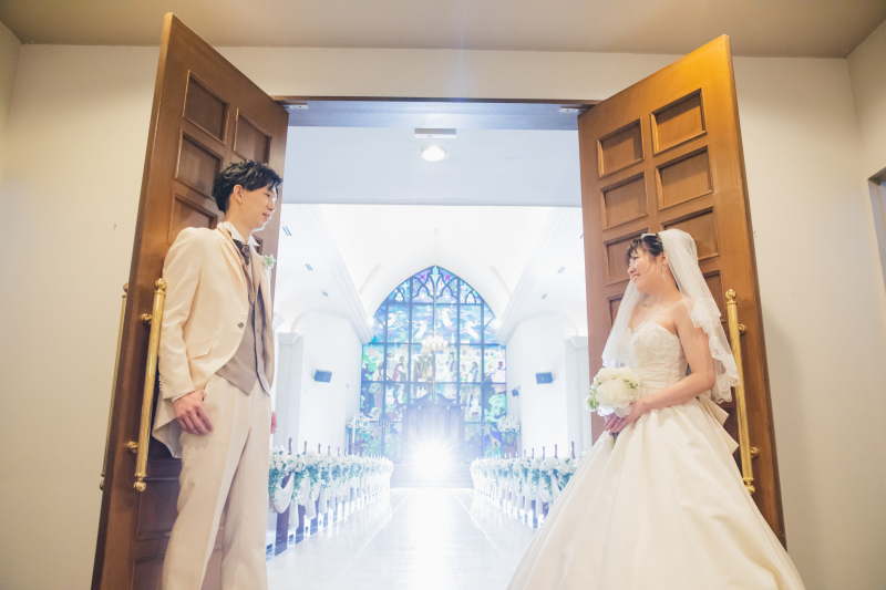 チャペルを出てほっと一息