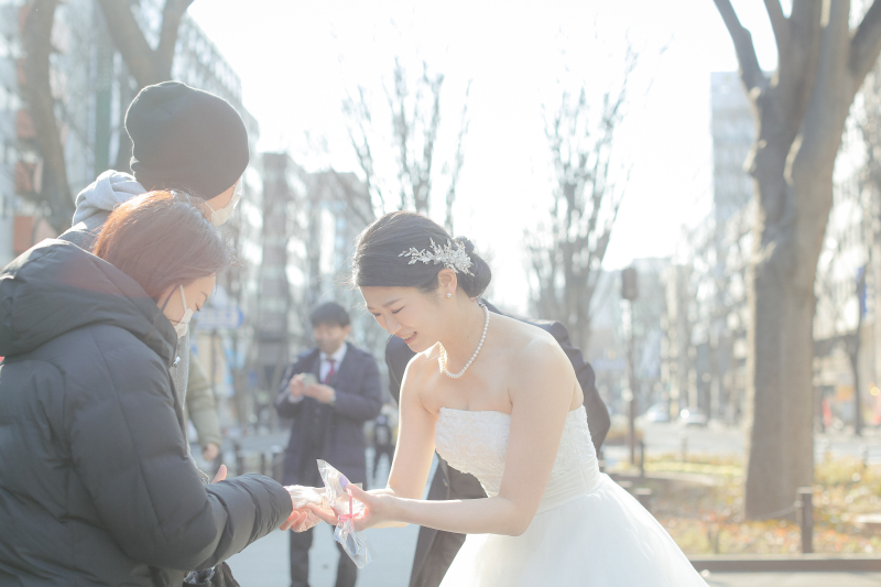 大切な方々の祝福を受けて