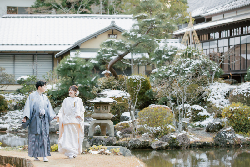 冬の日本庭園