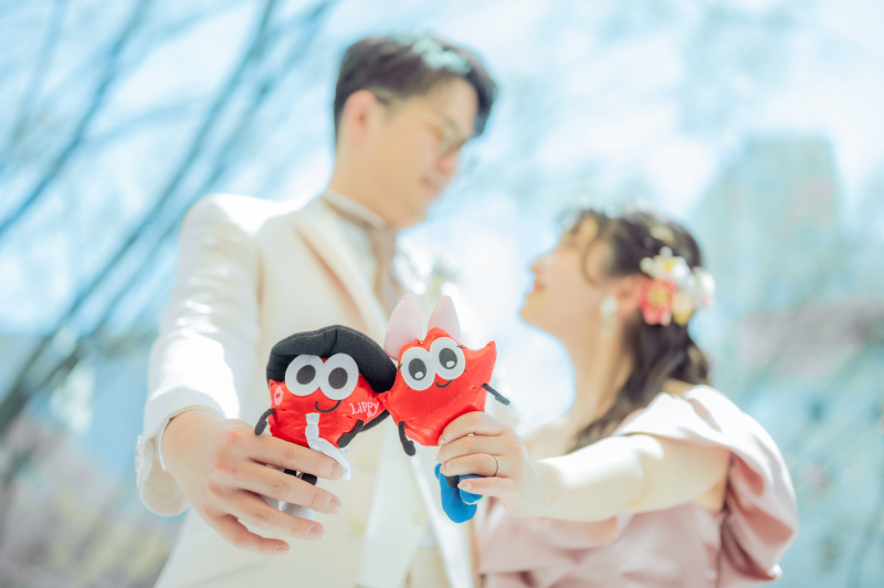 おふたりのたからものもご一緒に☆