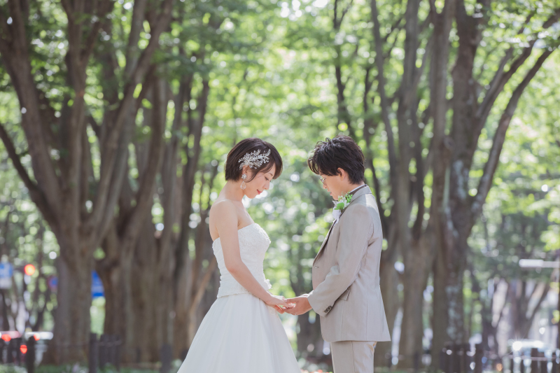 洋装　ロケーション撮影