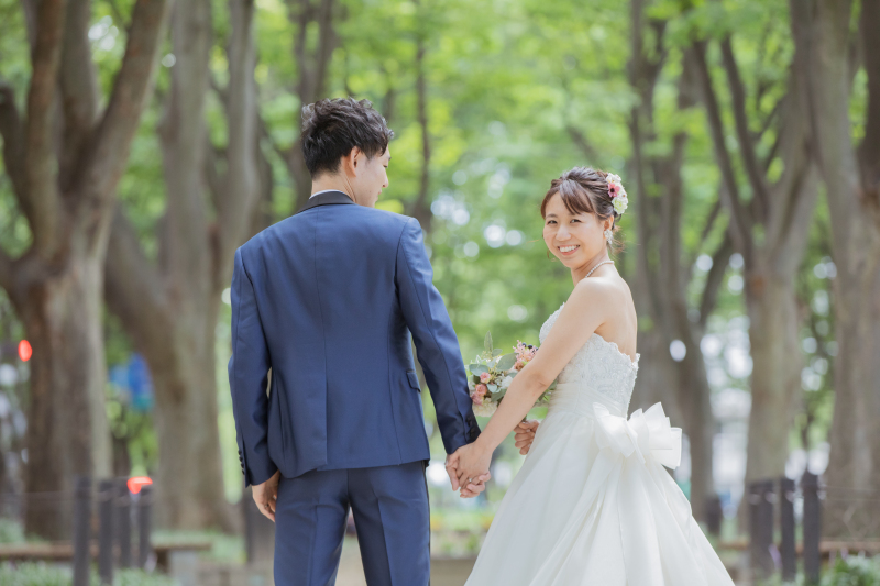 幸せそうなご新婦様