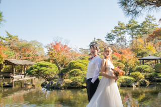 洋装　ロケーション撮影