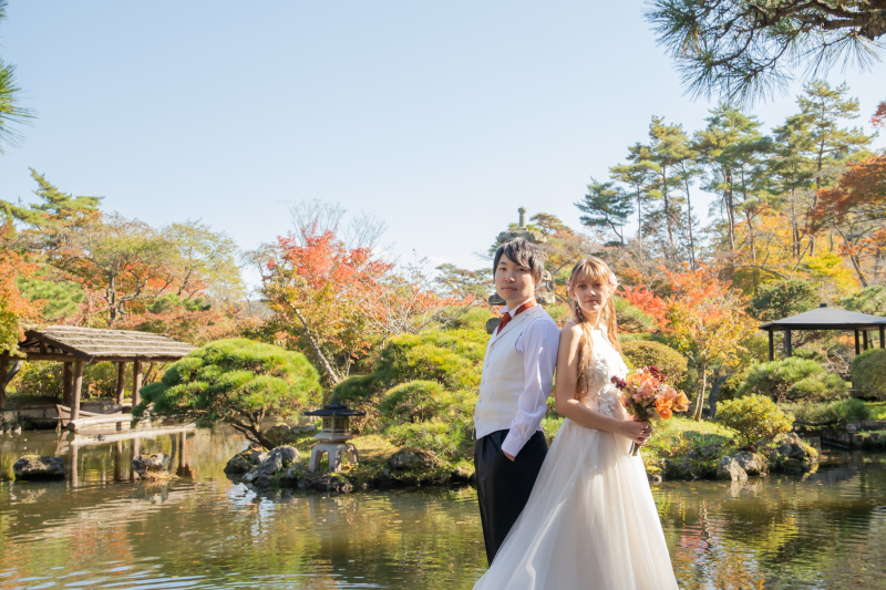 洋装 ロケーション撮影