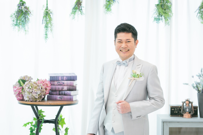ご新郎様　ソロショット