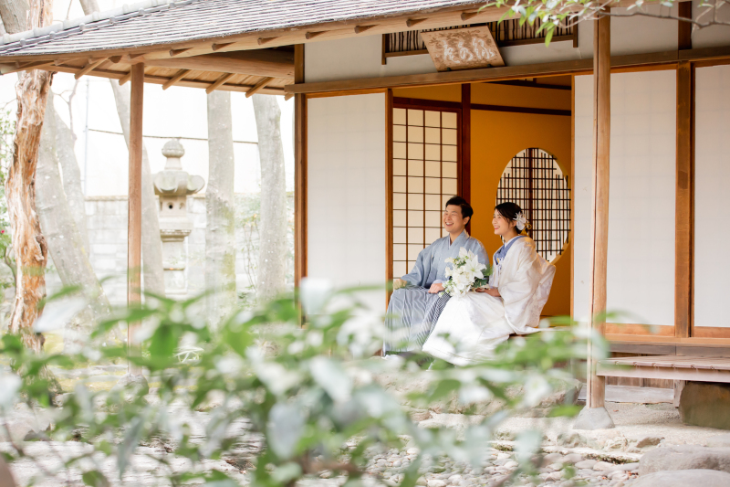 腰をおろしてのんびりと