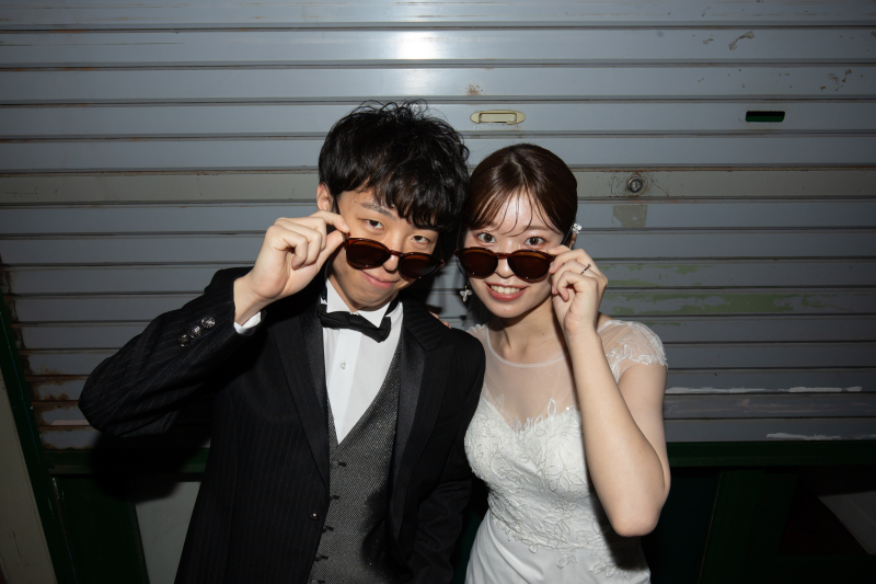 飲み屋街っぽさも残った大人でかっこいい一枚☆