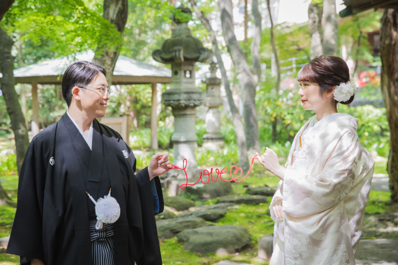 見つめあうお二人