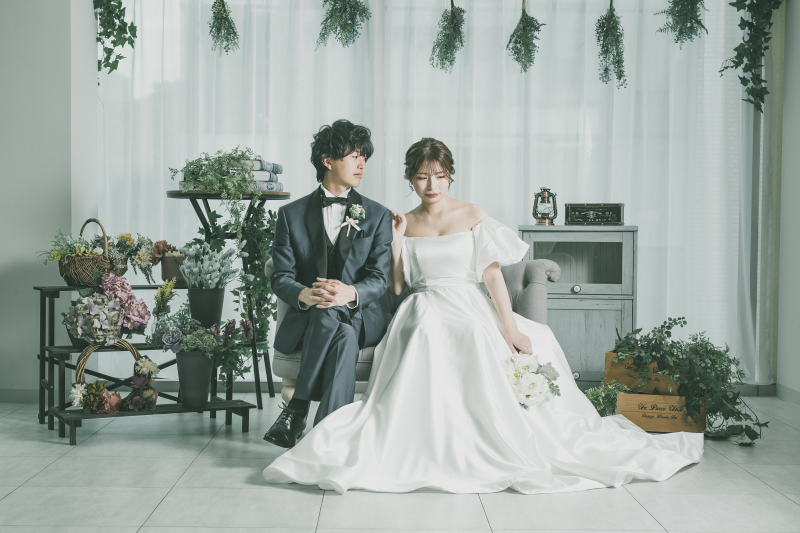 モノトーンで上品に