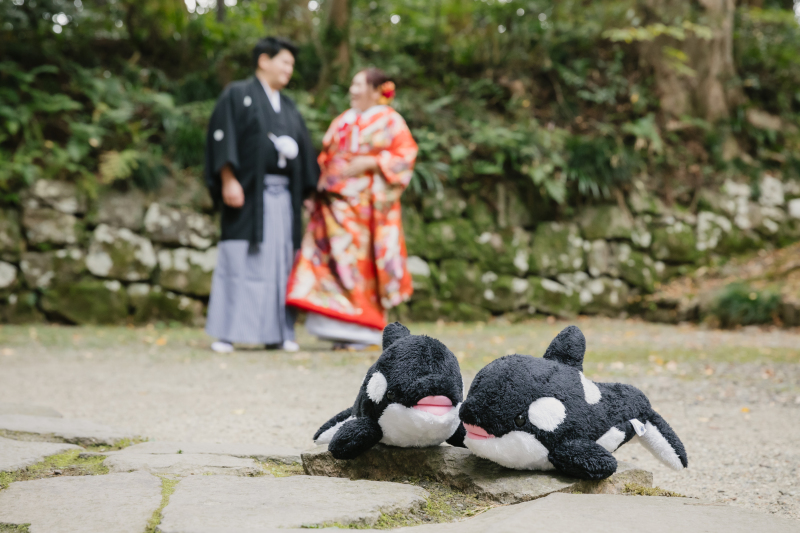 ポージングを合わせて