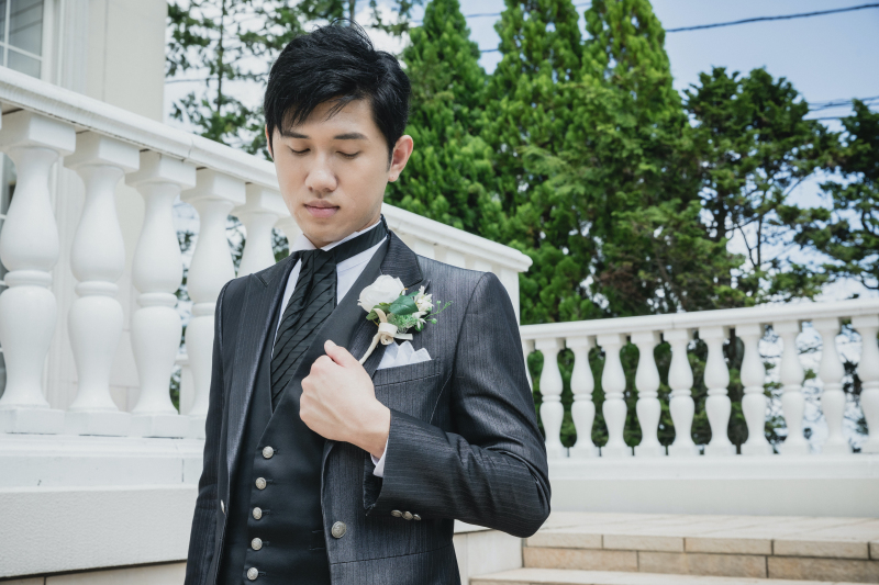 ご新郎様のソロショット