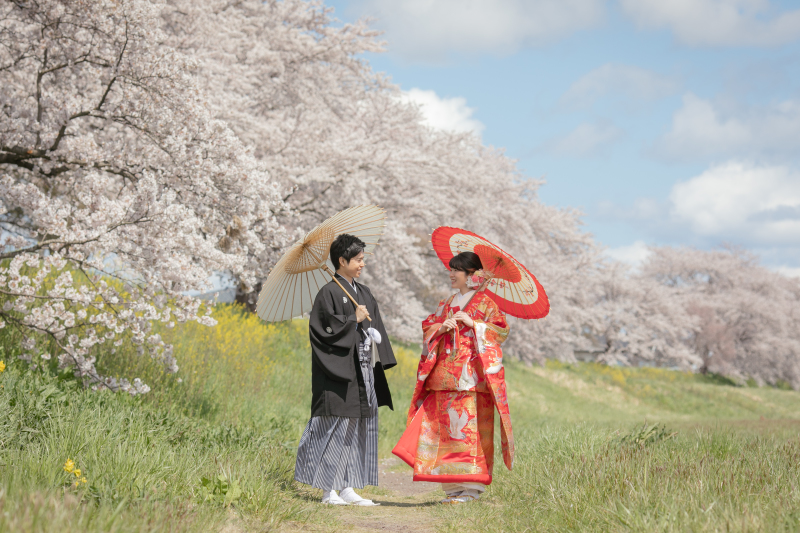 向かい合って・・・