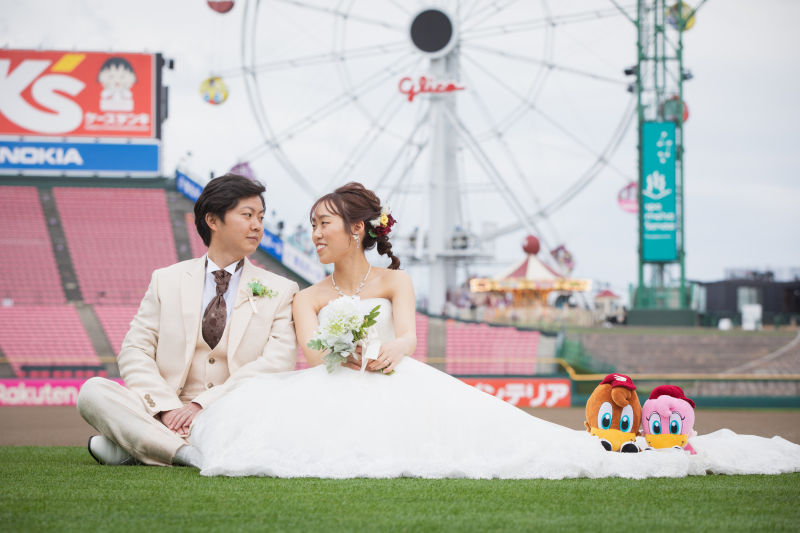 ぬいぐるみがちらり♡