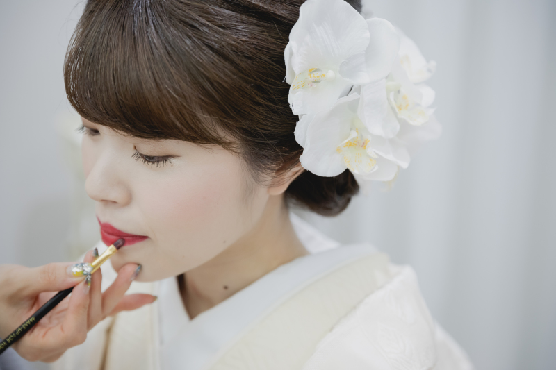 お支度ショット