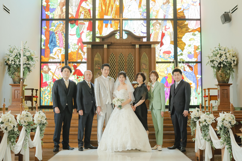 ご家族の皆様と記念撮影