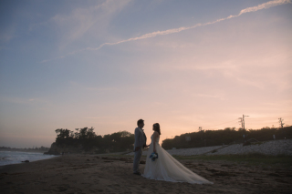 洋装　ロケーション撮影