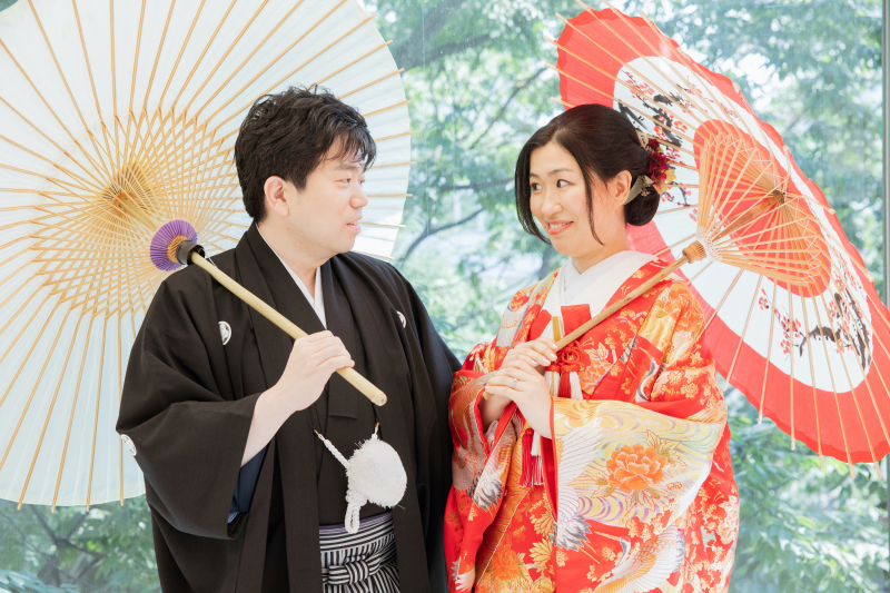 控えめなお二人