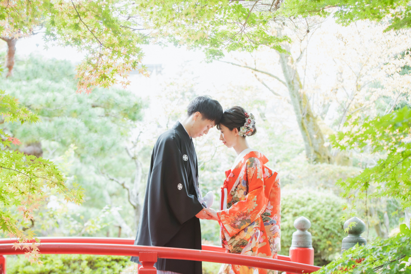 おでこをこっつんこ