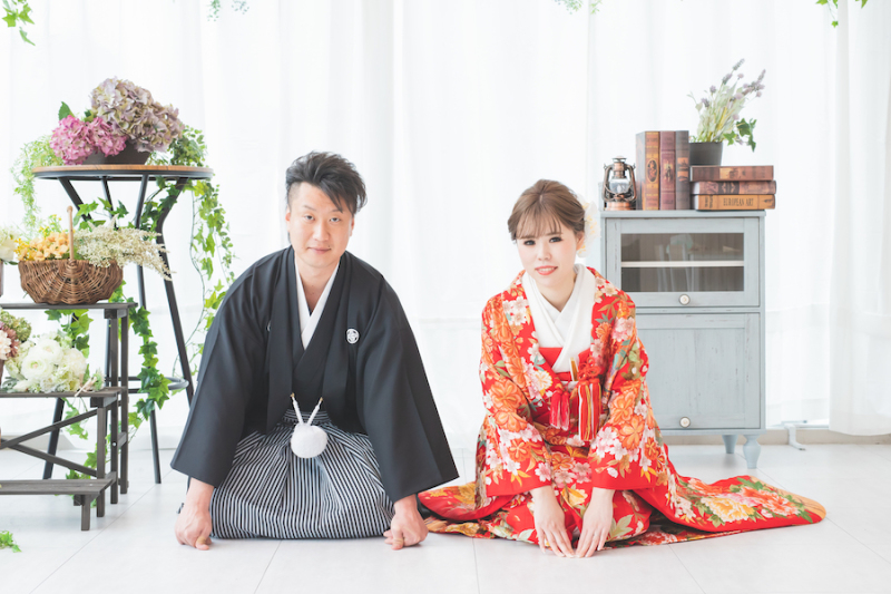 和装撮影からスタート！！
