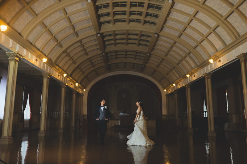 大きくて広い「議場ホール」で動きのある一枚を^^