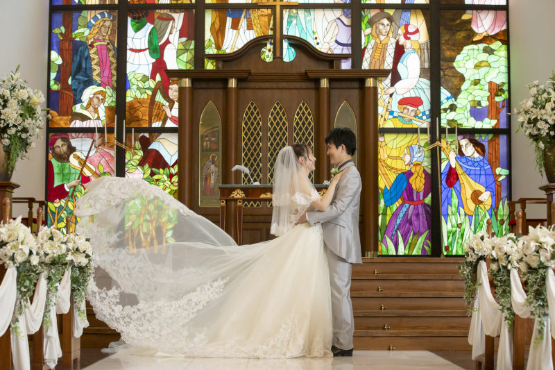 トレーンを靡かせて