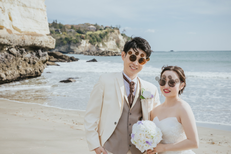 お持ち込みのサングラスを使ってかっこよくキメて＊