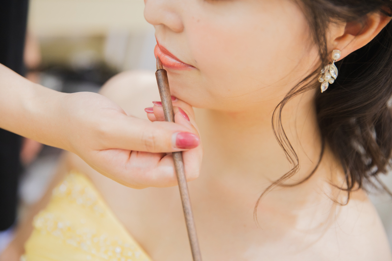 ドレスのお支度