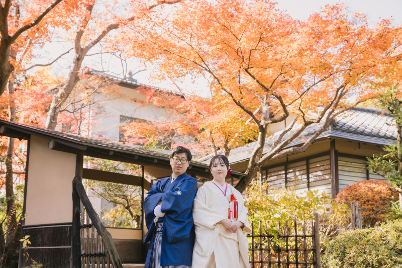 日本庭園&times;紅葉フォトウェディングの魅力