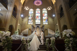 サント・ステファーノ大聖堂でフォトウェディング