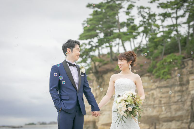 洋装　ロケーション撮影　