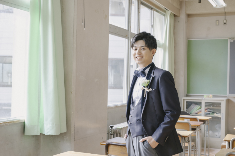 ご新郎様ソロショット