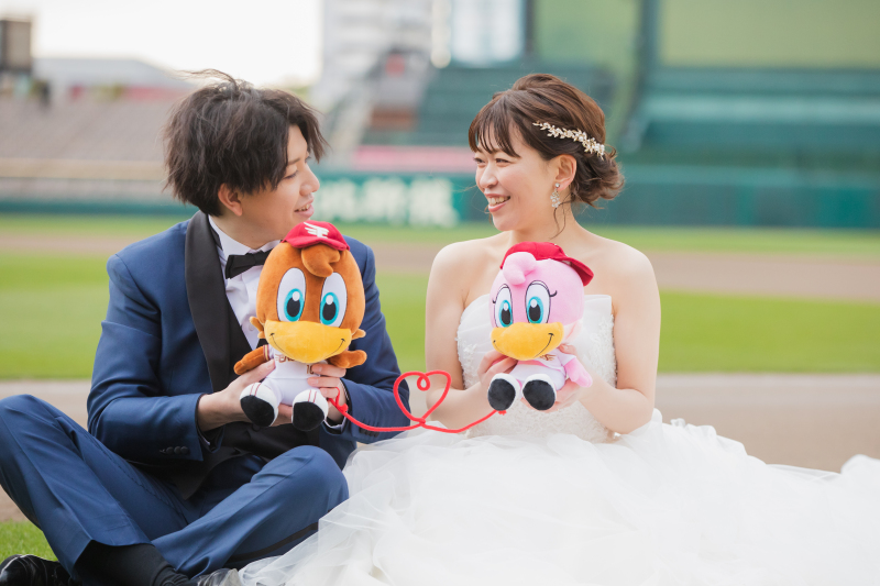 ぬいぐるみとあわせて