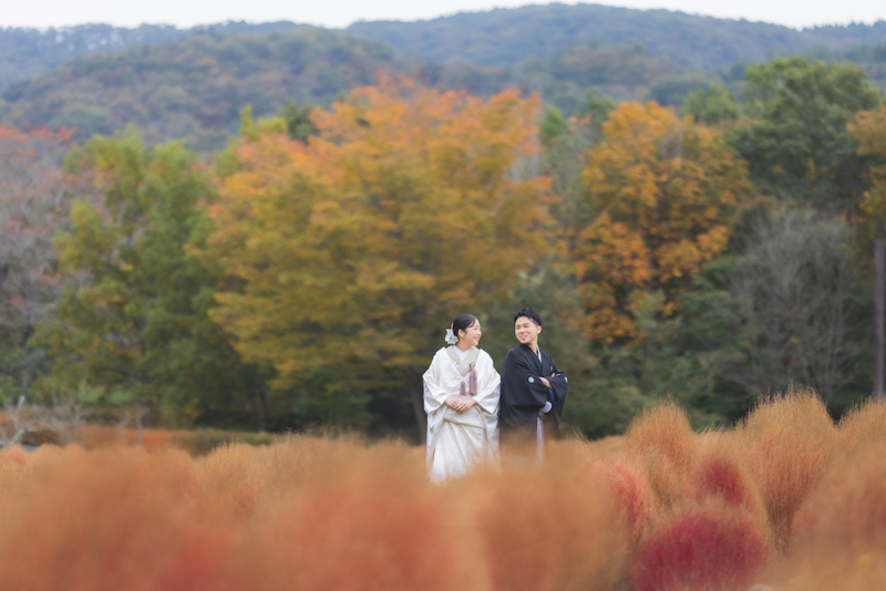 広大な自然の中で、まるでおふたりだけの世界・・♪