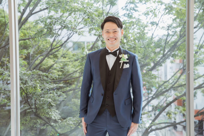 ご新郎様ソロショット
