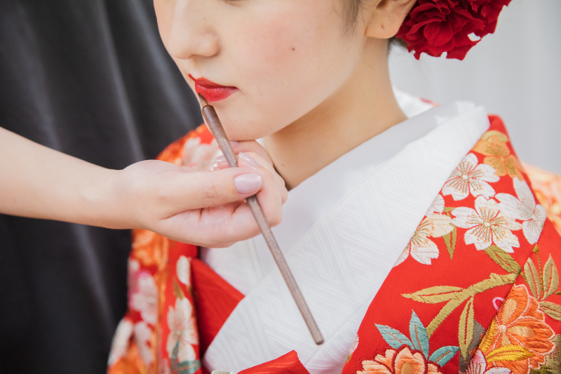 和装にチェンジ